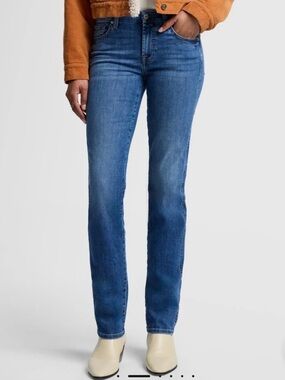 7 FOR ALL MANKIND Slim Straight jeans 5 pockets zipper fly whiskering size 30